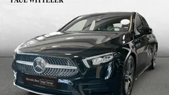 Unilack nachtschwarz Gebraucht 2019 Mercedes A180 AMG line Limousine | 22.990 € (Fairer Preis)