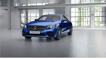 Gebraucht Mercedes C300 AMG 258 PS (189 kW) 2019 Blau Coupé