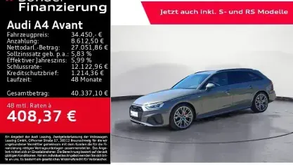 Gebraucht Audi A4 S-Line 204 PS (150 kW) 2024 Grau Kombi