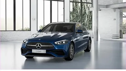 Blau Gebraucht 2025 Mercedes C300e Premium Limousine | 47.490 € (Guter Preis)
