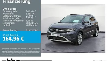 Gebraucht VW T-Cross Life 150 PS (110 kW) 2025 SUV