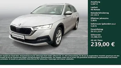 Second-hand Skoda Octavia Scout 4x4 150 CP (110 kW) 2022 Break