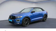 Blau Gebraucht 2021 VW T-Roc Cabriolet R-line Cabrio | 28.490 € (Fairer Preis)