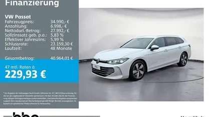 Gebraucht VW Passat Elegance 150 PS (110 kW) 2025 Weiß Kombi