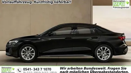 Mythosschwarz metallic Neu 2025 Audi A3 S-Line Limousine | 35.997 € (Guter Preis)