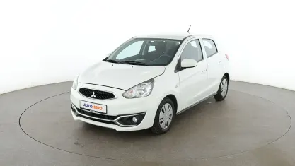 Gebraucht Mitsubishi Space Star Basis 71 PS (52 kW) 2017 Weiß Kleinwagen