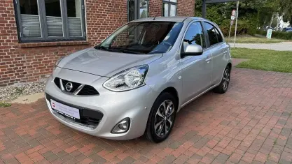 Gebraucht Nissan Micra N-TEC 80 PS (58 kW) 2017 Silber (new silver (m)) Kleinwagen