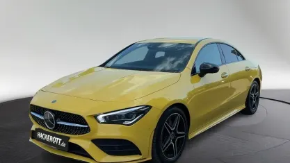 Gebraucht Mercedes CLA220 190 PS (139 kW) 2019 Gelb Coupé