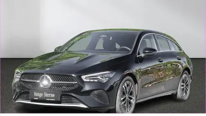 Gebraucht Mercedes CLA200 Shooting Brake 163 PS (119 kW) 2025 Unilack nachtschwarz Kombi