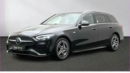 Brugt Mercedes C300e AMG 313 HK (230 kW) 2025 Sort Stationcar