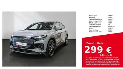 Kieselgrau Gebraucht 2023 Audi Q4 Sportback e-tron Sport SUV | 34.880 € (Fairer Preis)