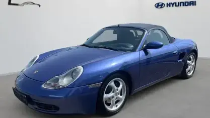 Second-hand Porsche Boxster Basis 220 CP (161 kW) 2000 Albastru Cabrio