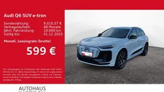 Gletscherweiß metallic Gebraucht 2025 Audi Q6 e-tron Sport SUV | 75.980 € (Superpreis)