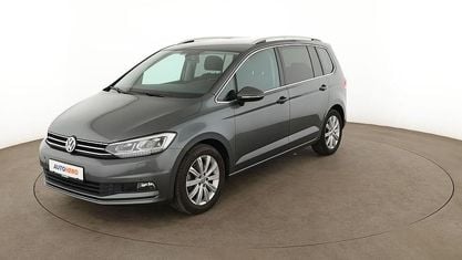 Gebraucht VW Touran Highline 150 PS (110 kW) 2019 Grau Van / Kleinbus