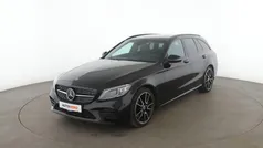 Schwarz Gebraucht 2018 Mercedes C400 AMG line Kombi | 29.590 € (Fairer Preis)