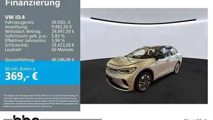 Gebraucht VW ID.4 GTX 219 kW (299 PS) 2023 Silber SUV