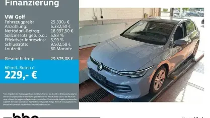 Gebraucht VW Golf VIII Life 116 PS (85 kW) 2025 Grau Limousine