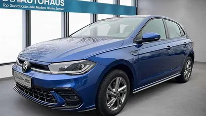 Blau Gebraucht 2023 VW Polo R-line Kleinwagen | 21.980 € (Fairer Preis)
