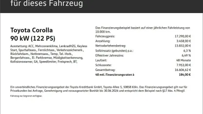 Gebraucht Toyota Corolla Comfort 122 PS (89 kW) 2019 Rot Limousine