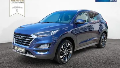 Gebraucht Hyundai Tucson Style 136 PS (100 kW) 2019 Blau / stellar blue (metallic) SUV