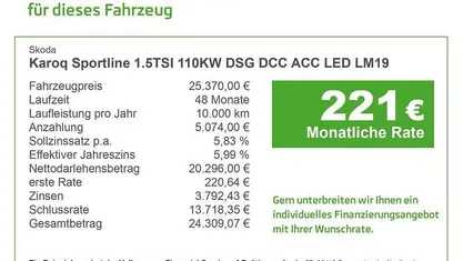 Gebraucht 2021 Skoda Karoq SportLine SUV | 25.370 € (Fairer Preis)