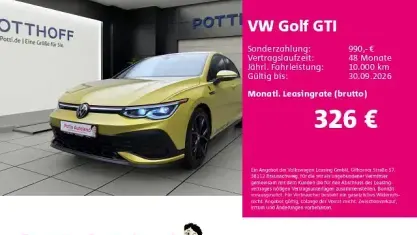 Gebraucht VW Golf VIII GTI Clubsport 300 PS (220 kW) 2023 Gelb Limousine