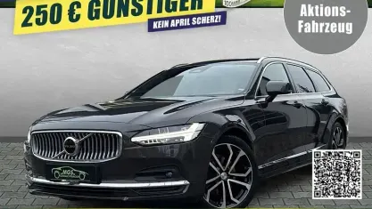 Begagnad Volvo V90 Plus 197 HK (144 kW) 2022 Grå Kombi