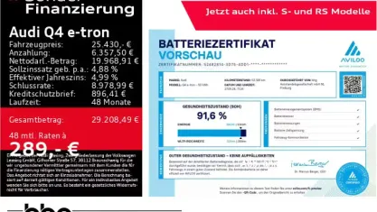 Gebraucht Audi Q4 e-tron Basis 125 kW (170 PS) 2023 Grau SUV