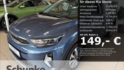 Eu3) smoke blue (blau Gebraucht 2024 Kia Stonic Vision SUV | 21.850 € (Fairer Preis)