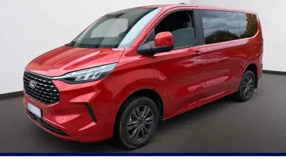 Second-hand Ford Tourneo Custom Titanium 136 CP (100 kW) 2024 Roșu Van