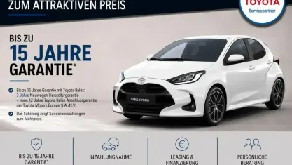 Neu Toyota Yaris 116 PS (85 kW) 2026 Weiß Kleinwagen