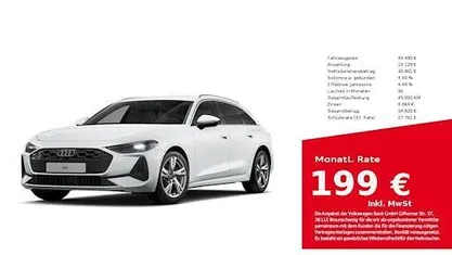 Gletscherweiß Gebraucht 2025 Audi A5 Sport Kombi | 40.990 € (Superpreis)