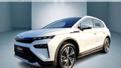 Moonweiß metallic (weiß) metallic Gebraucht 2025 Skoda Elroq Lodge SUV | 46.770 € (Fairer Preis)