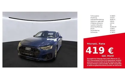 Usata Audi A4 S-Line 150 CV (110 kW) 2023 Berlina