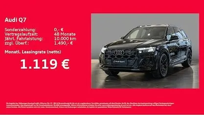 Neu Audi Q7 S-Line 394 PS (289 kW) 2025 Schwarz SUV