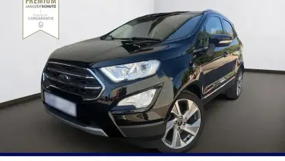 Gebraucht Ford Ecosport Titanium 125 PS (91 kW) 2018 Iridium schwarz SUV