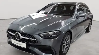 Gebraucht Mercedes C220 AMG line 200 PS (147 kW) 2023 Selenitgrau metallic Kombi