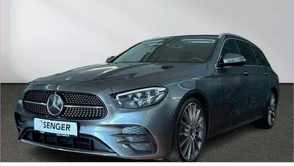 Gebraucht Mercedes E220 AMG line 194 PS (142 kW) 2021 Lack selenitgrau Kombi