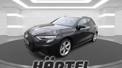 Mythosschwarz (black), metallic Gebraucht 2024 Audi A3 Sportback S-Line Limousine | 31.000 € (Superpreis)