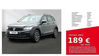 Usata VW Tiguan Comfortline 245 CV (180 kW) 2022 Grigio SUV
