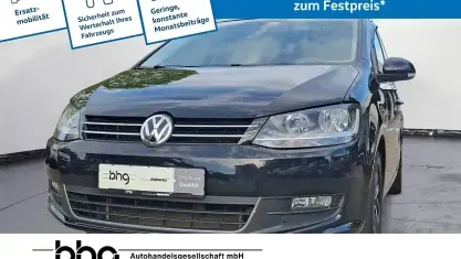 Gebraucht VW Sharan Comfortline 150 PS (110 kW) 2019 Schwarz Van / Kleinbus
