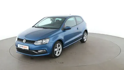 Gebraucht VW Polo Highline 2015 Blau Limousine