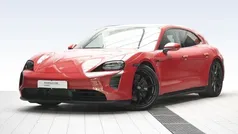 Karminrot Gebraucht 2023 Porsche Taycan GTS Sport Turismo Limousine | 85.400 € (Superpreis)