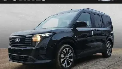Gebraucht Ford Tourneo Courier Titanium 125 PS (91 kW) 2025 Schwarz (agate black metallic) Van / Kleinbus