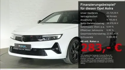 Gebraucht Opel Astra S 145 PS (106 kW) 2024 Arktis weiß Kleinwagen