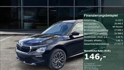 Neu Skoda Kamiq Tour 150 PS (110 kW) 2025 Schwarz SUV