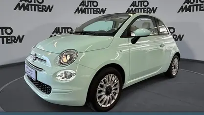 Usata Fiat 500C Lounge 69 CV (50 kW) 2020 Verde Cabrio