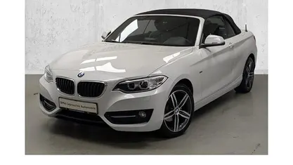 Weiß Gebraucht 2017 BMW 218 Sport Line Cabrio | 18.990 € (Fairer Preis)