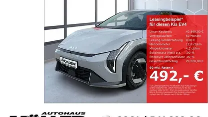 Neu Kia EV4 Earth 150 kW (204 PS) 2025 Grau Kleinwagen