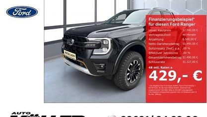 Nowe Ford Ranger Wildtrack 205 KM (150 kW) 2025 Czarny Pickup